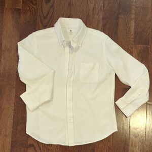 Uniqlo White Button Down Shirt with Classic Collar, New, without tag
